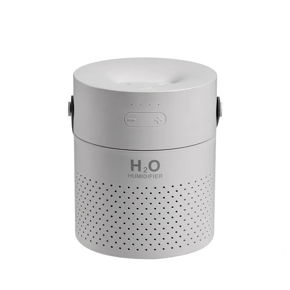 Wireless USB rechargeable bedroom humidifier in green grey pink or white with 1.1L tank