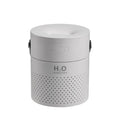 Wireless USB rechargeable bedroom humidifier in green grey pink or white with 1.1L tank