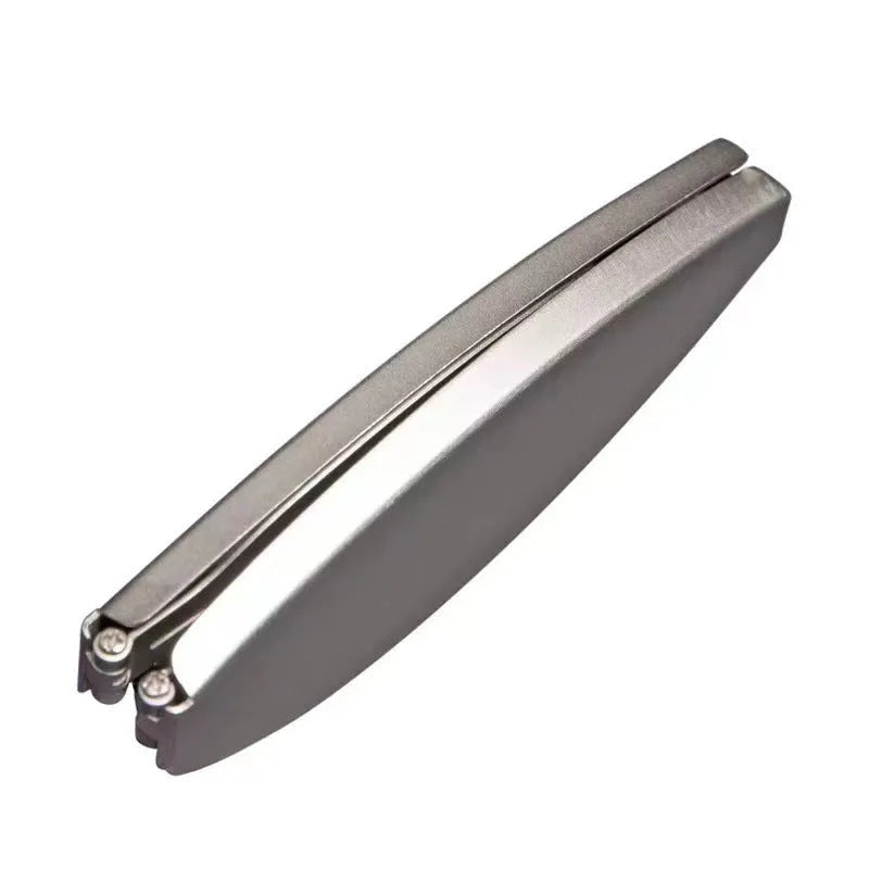 Black retro-style folding reading glasses for men, shown open and folded