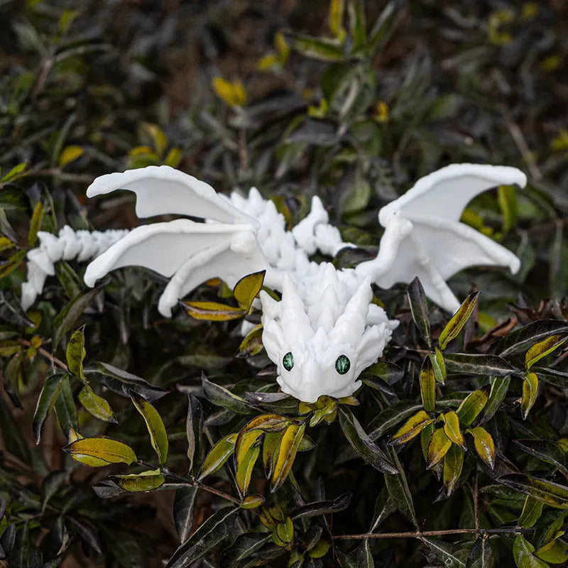 PLA plastic flying dragon wing decoration measuring 25x16x3cm in multiple colour finishes