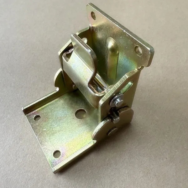 Furniture foot folding hinge for cabinets and wardrobe doors with adjustable 0-90 degree angle in multiple finish options
