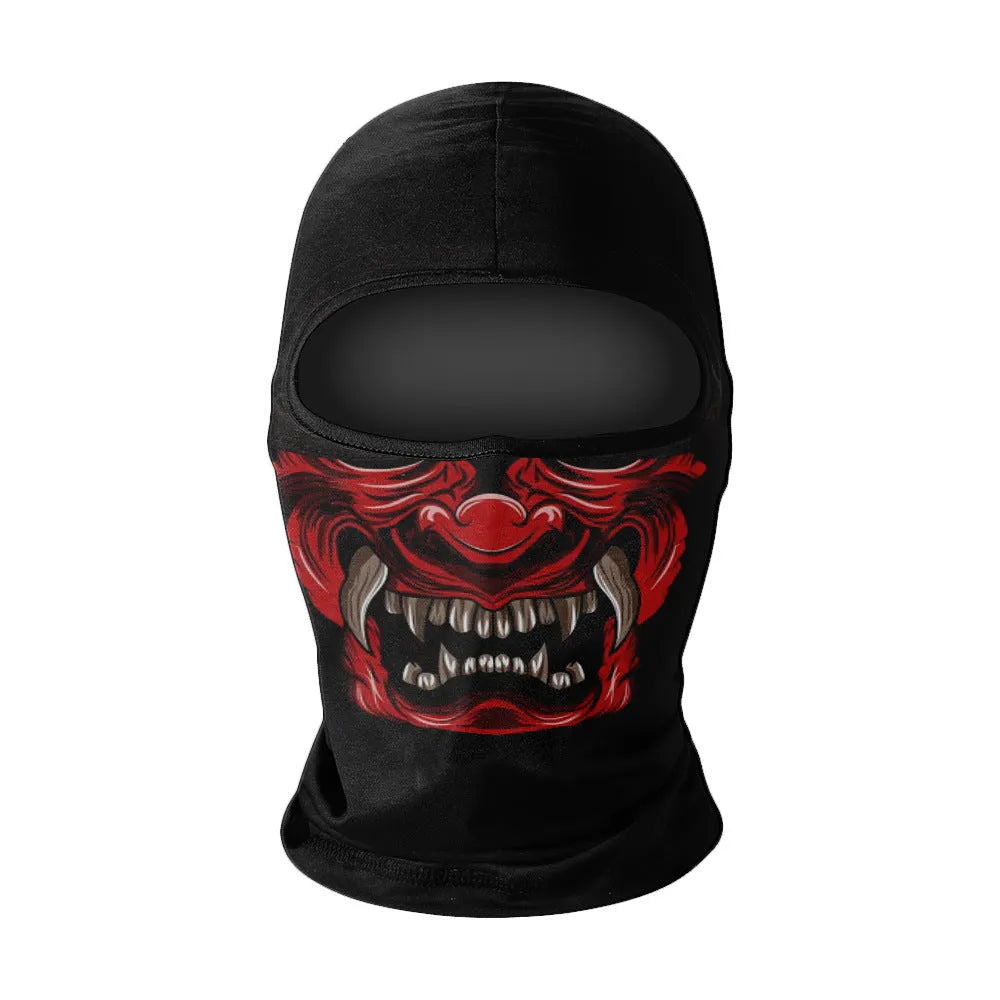 Men's summer breathable full face sun protection quick-drying ice silk polyester balaclava