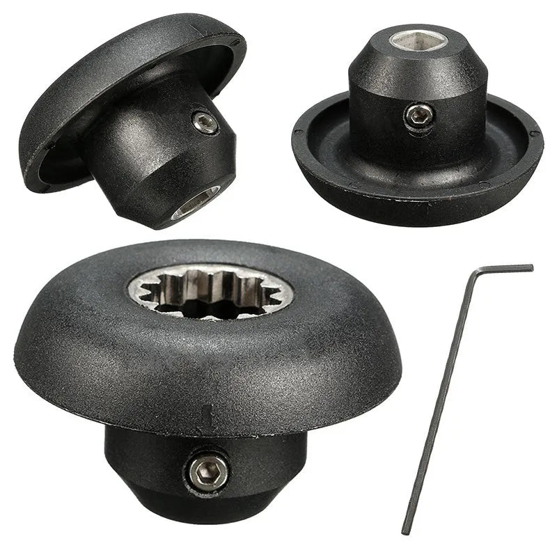 Mixer high hardness parts set including mixing knife and mushroom head with wrench, 10 by 7 cm, for soybean milk and grinding machines