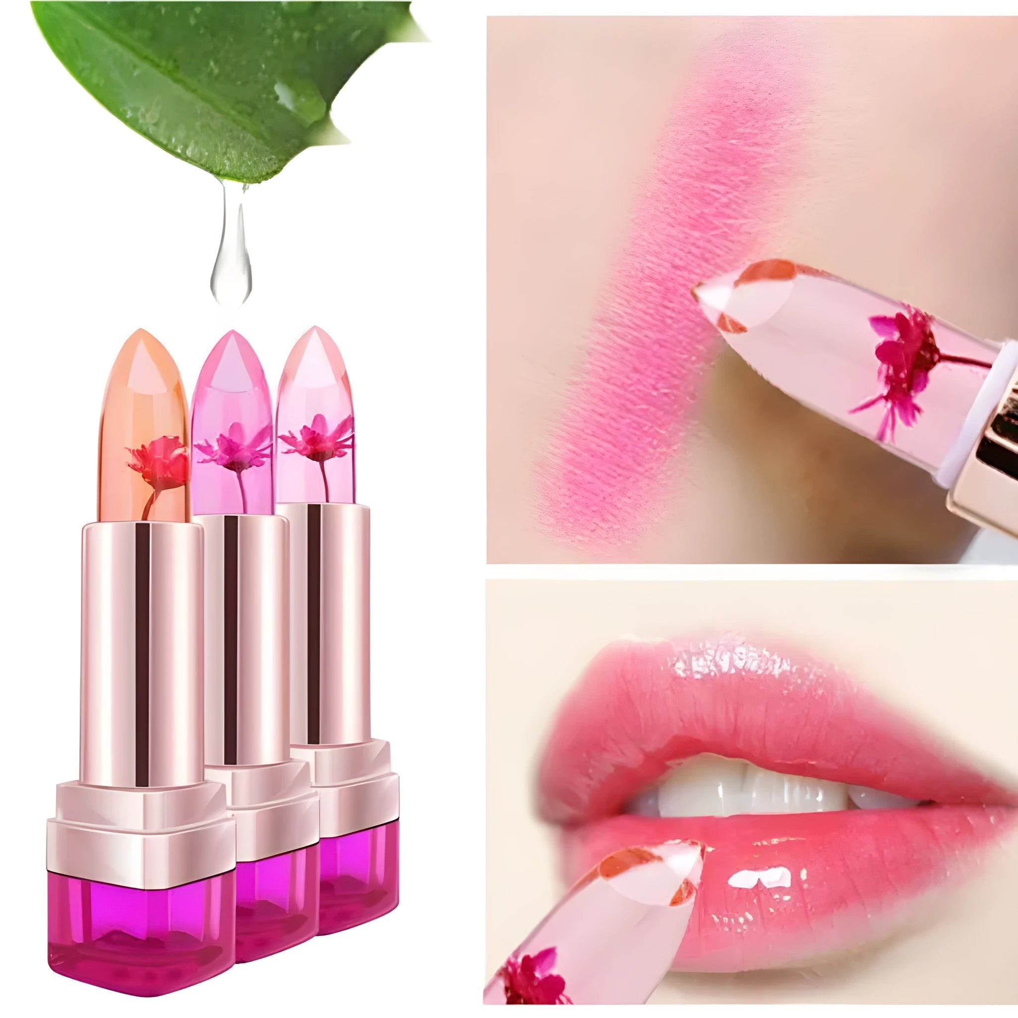 Y&W&F temperature change lipstick 3.5 g colour-changing lip colour grape juicy peach lemon