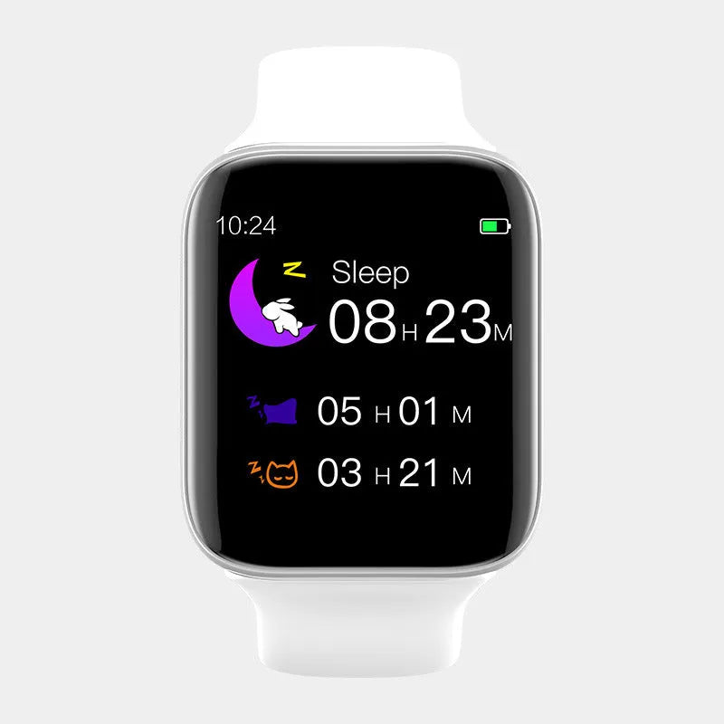 Smart bracelet with Bluetooth call and blood pressure monitoring on wrist showing 1.54 inch screen