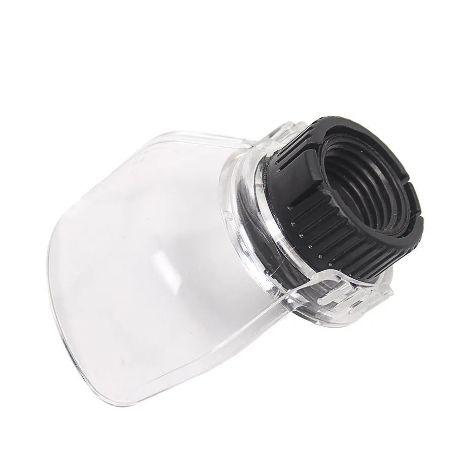 Transparent plastic protective horn cover for Delta angle grinders