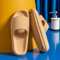 EVA flip flops slippers for women men soft anti-skid sole thick 3.5cm bathroom wear
