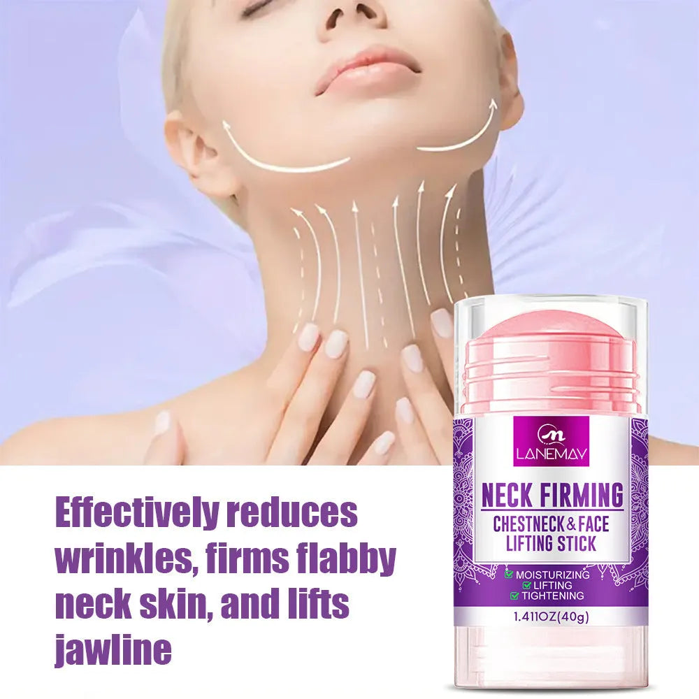 40g jar of anti-wrinkle neck firming cream with brightening properties