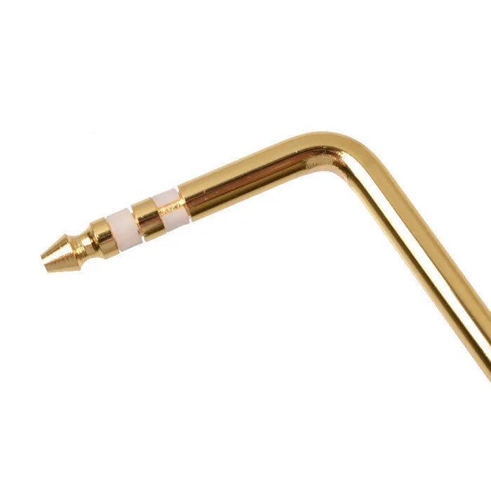 Guitar tremolo bar in black, gold, silver, and blue chrome finishes with direct plug-in design