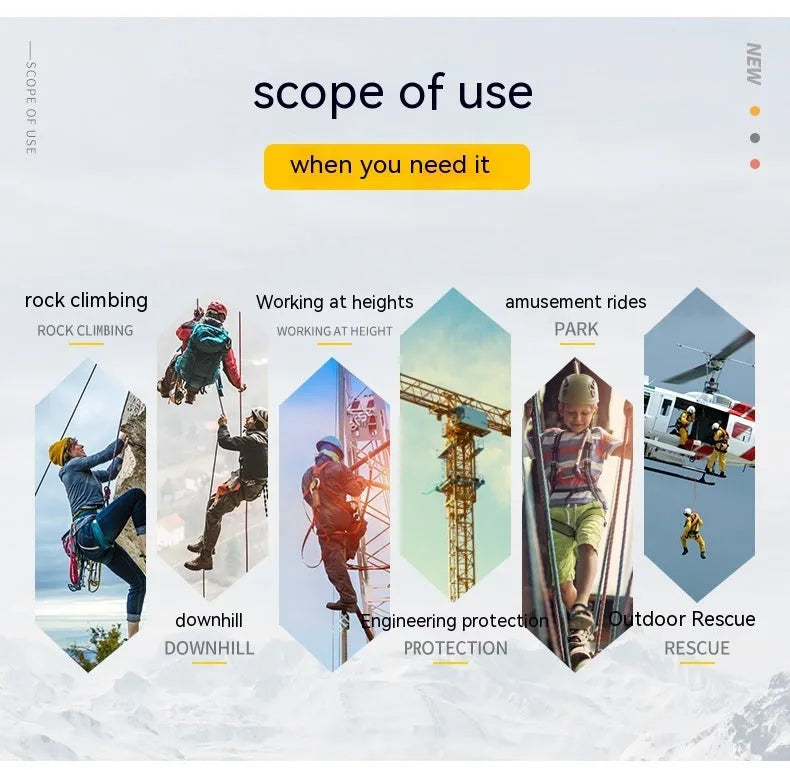 Automatic lock climbing carabiner for outdoor rock climbing equipment in multiple colour options