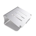 Aluminium alloy rotary notebook cooling bracket with stripe-pattern 4.07mm thick plate in silver colour