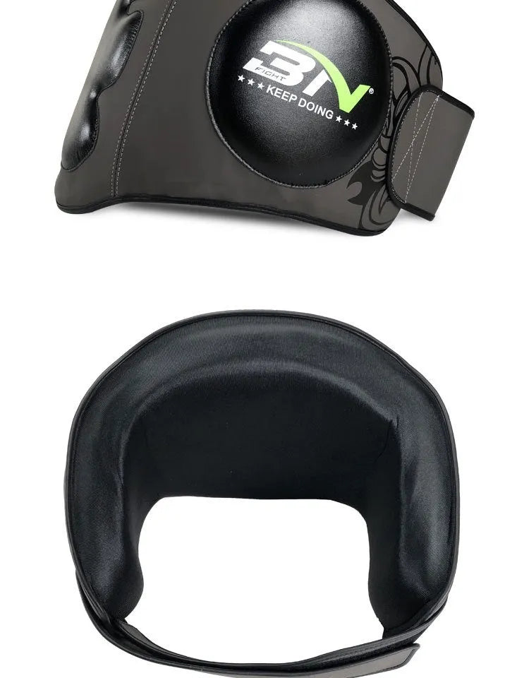 Sanda boxing breast protection target with thickened foam padding in dark grey colour
