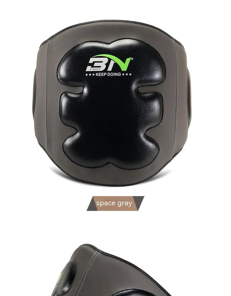 Sanda boxing breast protection target with thickened foam padding in dark grey colour