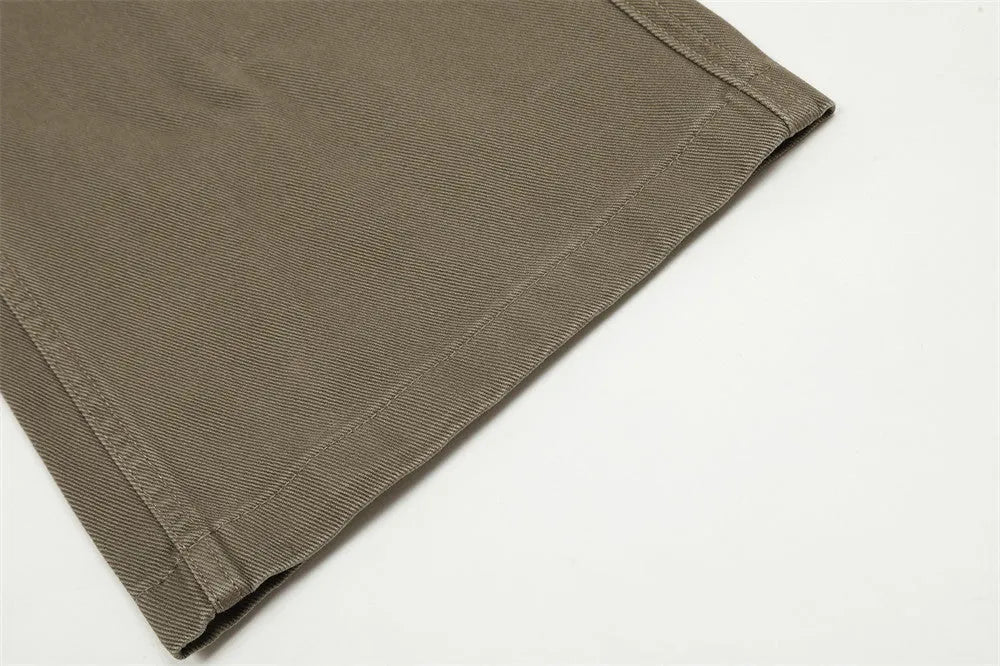Men's cotton denim trousers mid waist black brown coffee sizes XS to XXL