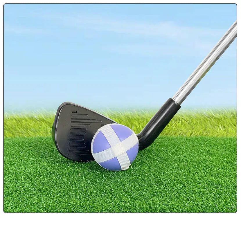 Metal golf club toy set showing adult and children's club options for outdoor sports practice