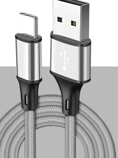 2 metre USB charging cable for Apple Android and TYPE-C phones in multiple colour options