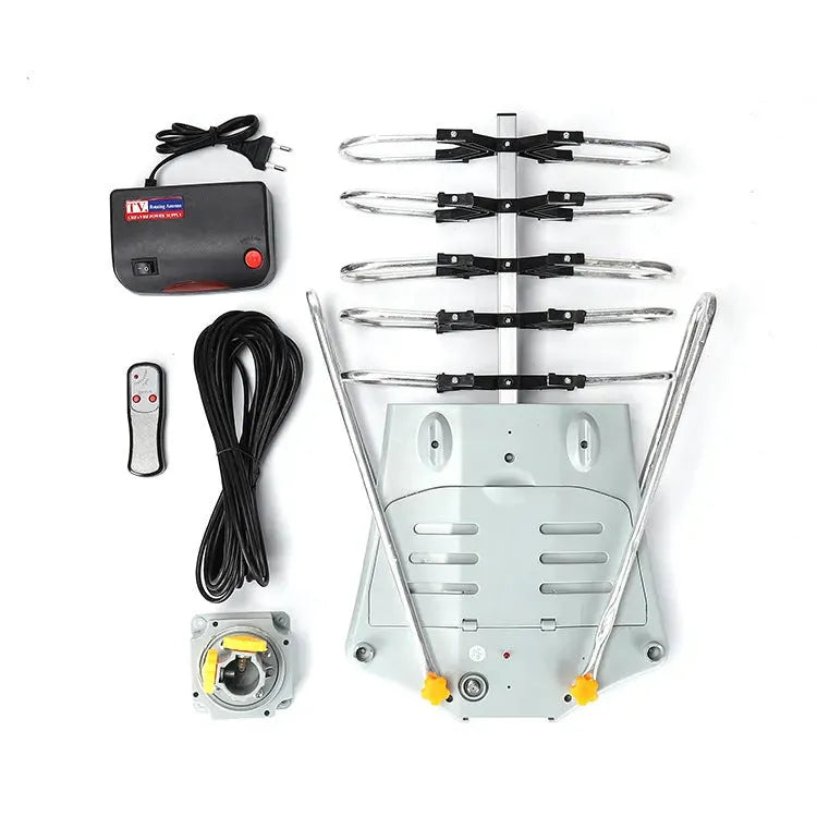 GR-1002 outdoor rotatable digital TV antenna with high gain for terrestrial reception
