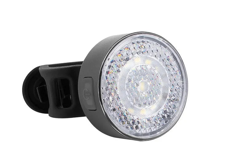Gaciron W08F-20 bicycle LED headlight with motion sensor, clip attachment, and USB rechargeable design