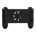 Black Bluetooth cooling game controller for Apple iOS and iPhone mobile gaming