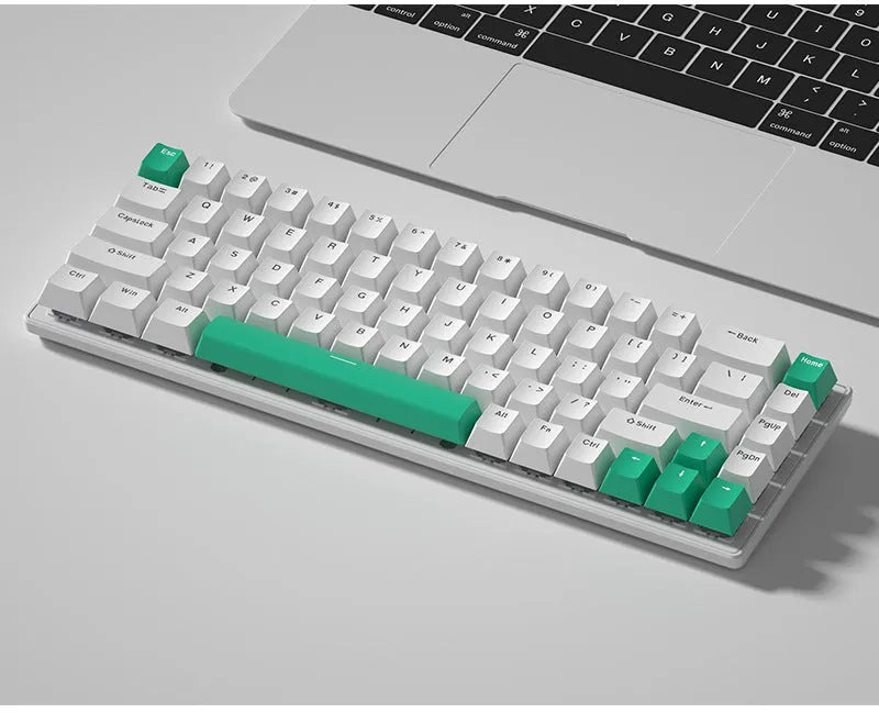 RGB light-emitting portable keypad with black and yellow colour scheme on white background