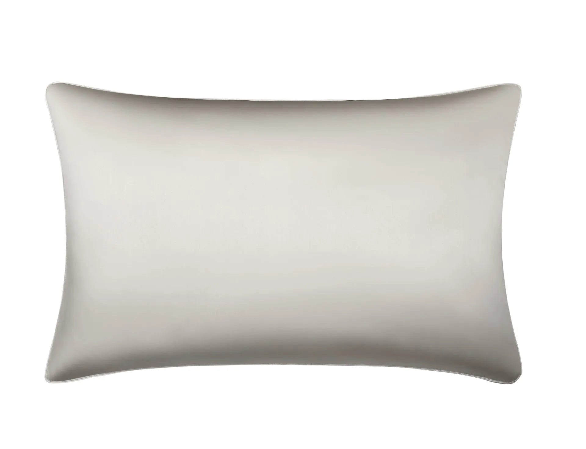 100% mulberry silk single pillowcase in 48x74cm size with inlaid rope weave, shown in Bean Paste Purple.