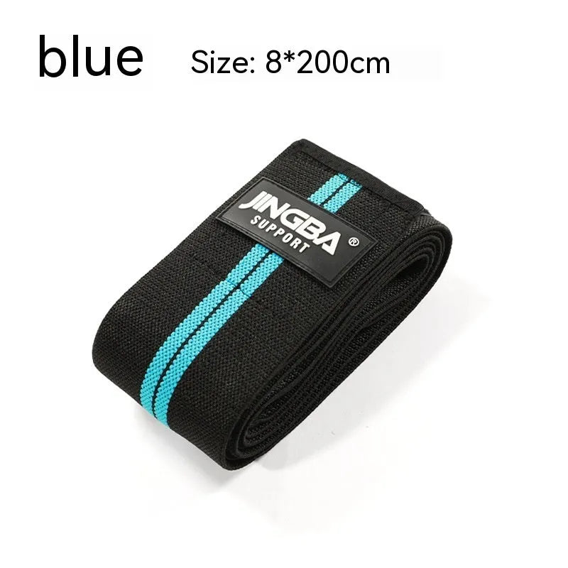 Adult adjustable sports knee pads in blue, grey, red or yellow for weightlifting and fitness