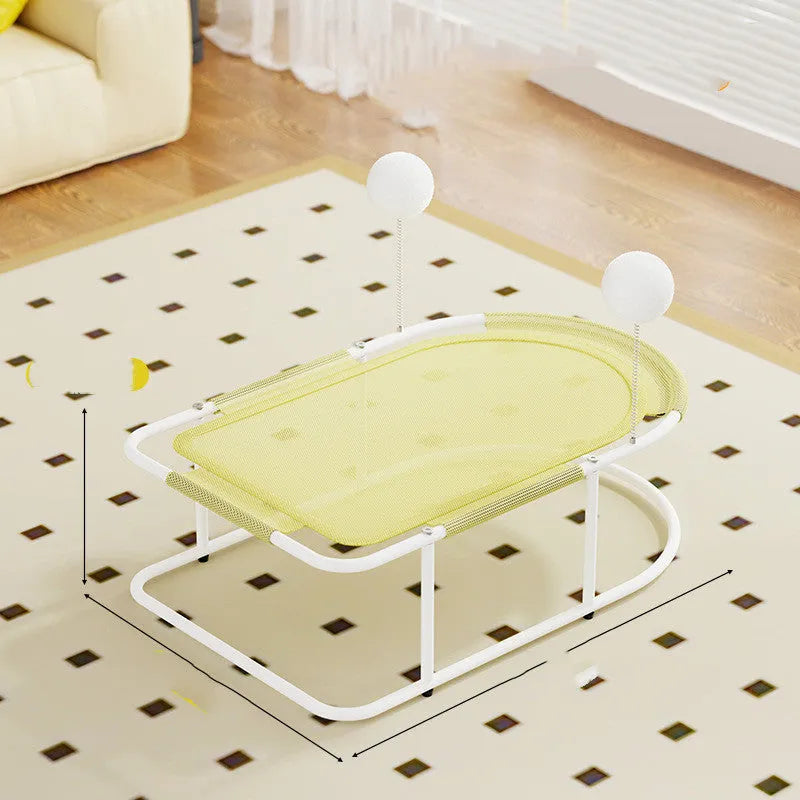 Large grey fabric breathable kennel for cats and puppies