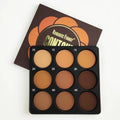 Dark matte makeup palette with nine waterproof colours for punk, INS, and national fashion styles