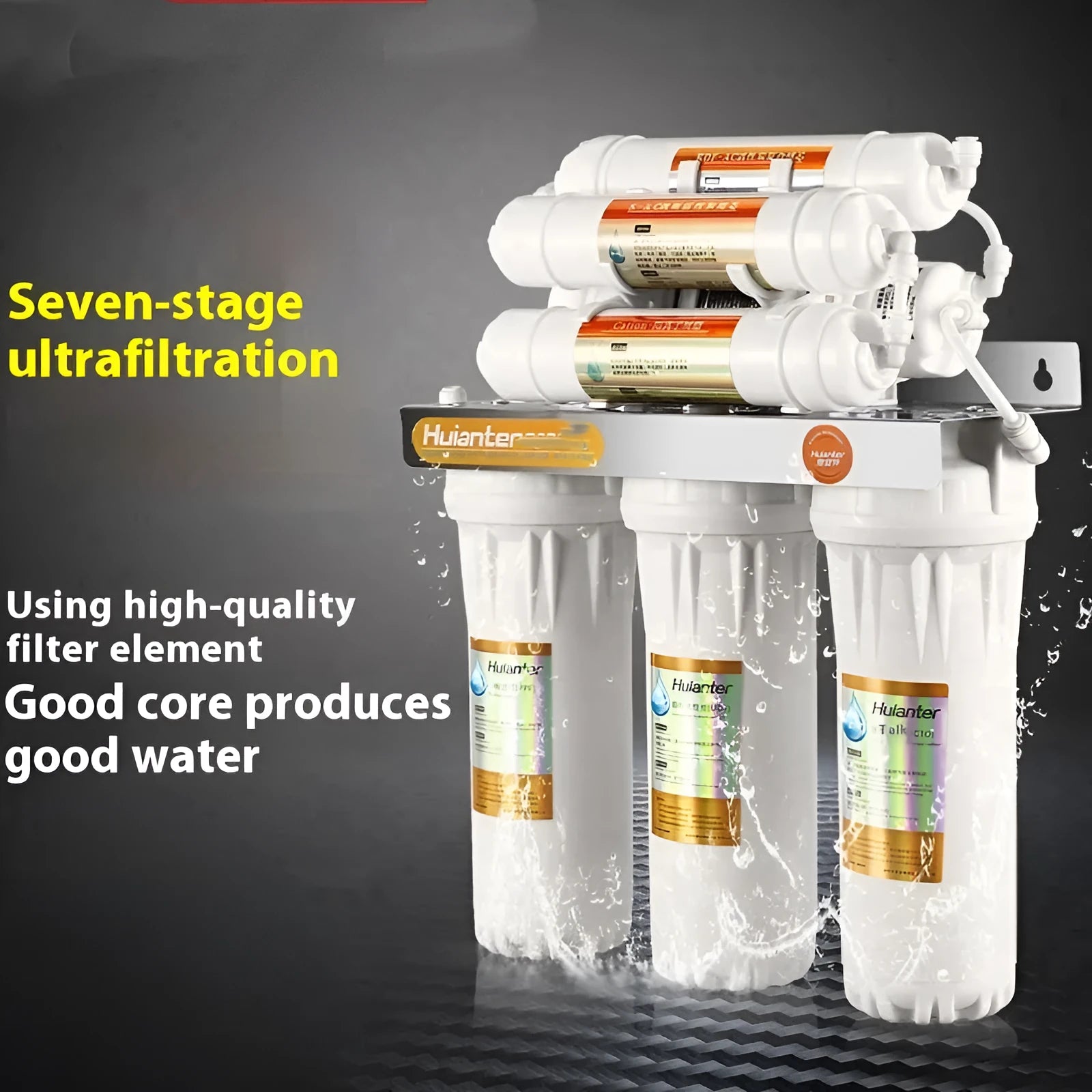 White plastic water filter cartridge for household direct drinking water purifiers