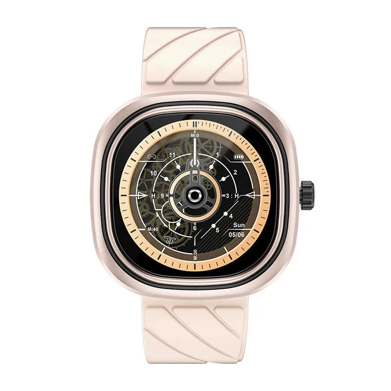 Bluetooth smart bracelet sports watch with 1.32-inch colour touchscreen and silicone wristband