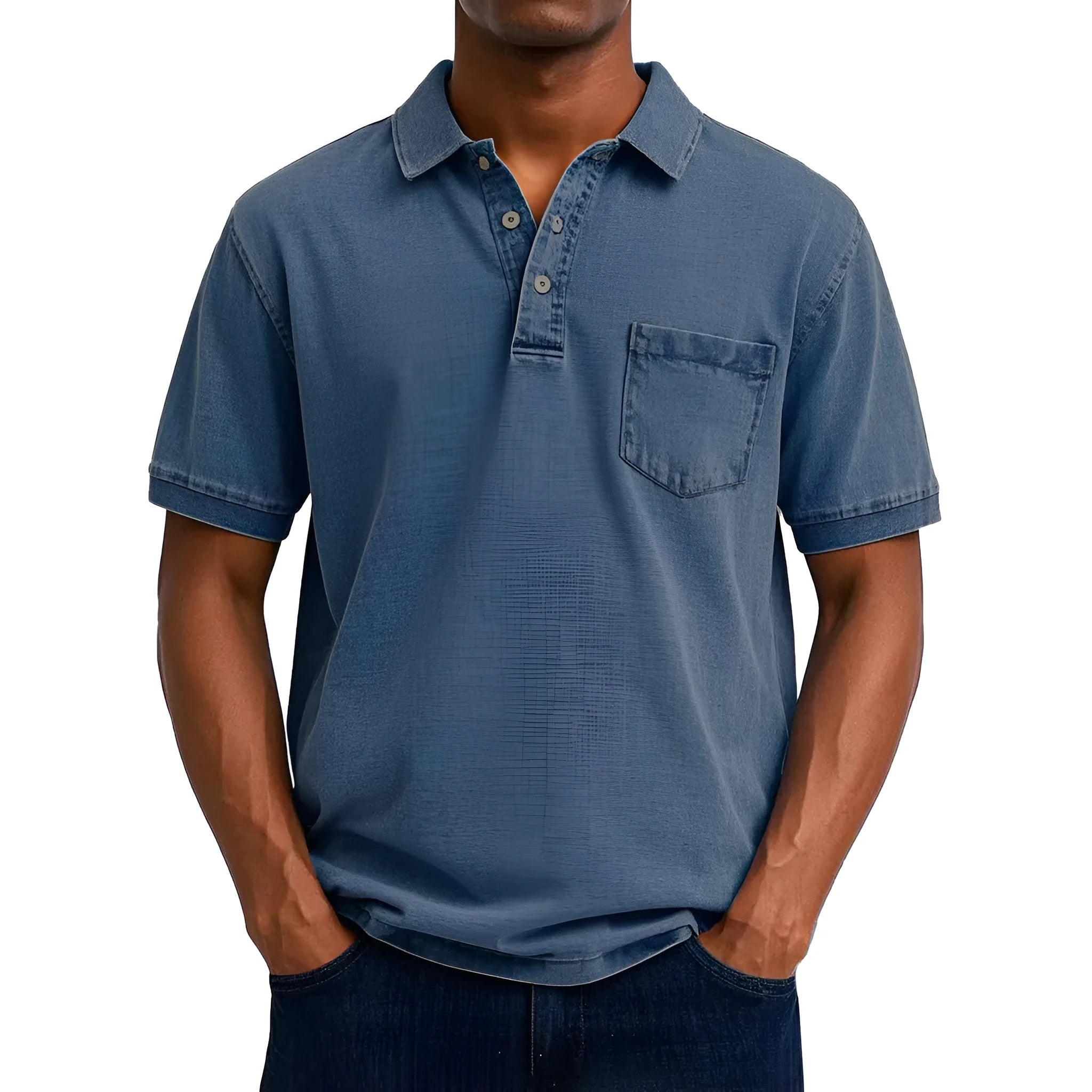 Plus size men's printed short sleeve shirt in Korean-style slim fit with multiple colour options