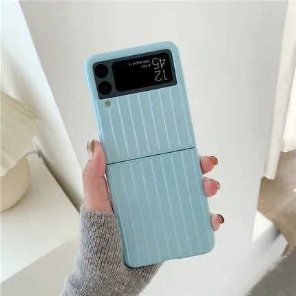 Ultra-thin flip case for Samsung Z Flip3 mobile phone in seven solid colour options