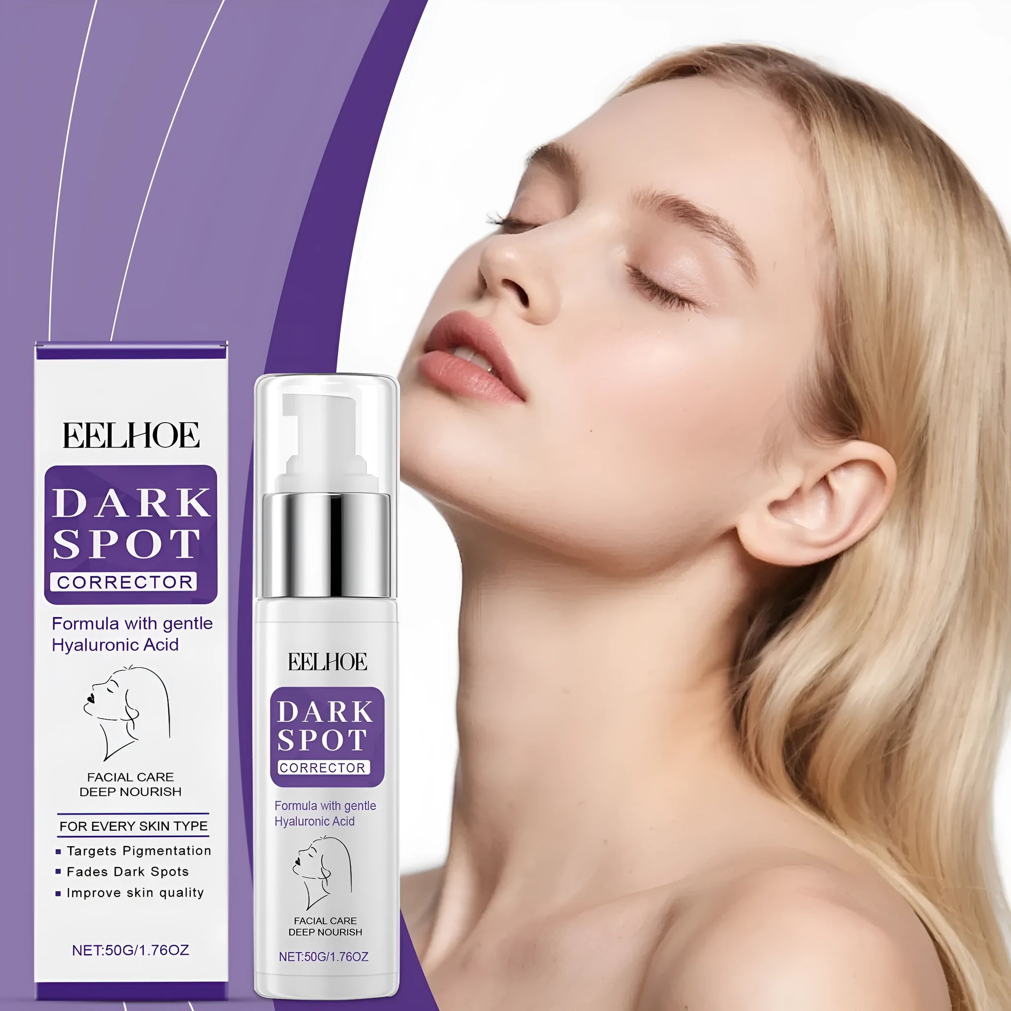 50g tube of daily moisturising skin care cream for hydration and pore care.