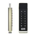 Fingerprint encrypted USB 3.0 flash drive with metal shell and digital button security