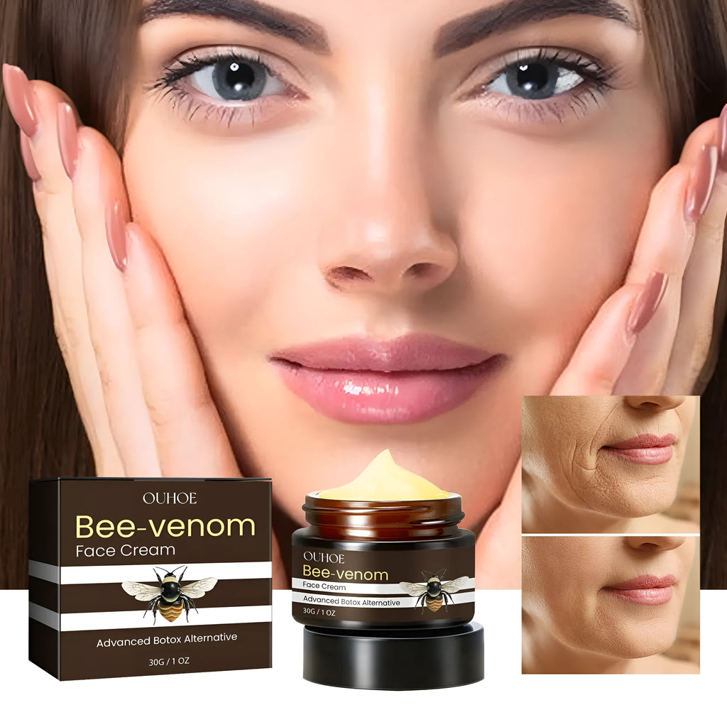 OUHOE Bee Firming Cream 30g hydrating nourishing face moisturiser container