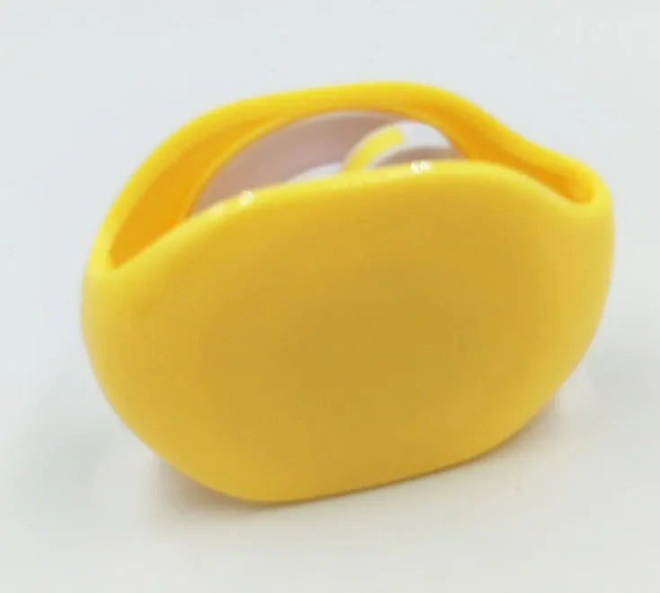 Automatic earphone retractor winder with telescopic reel and small storage box.