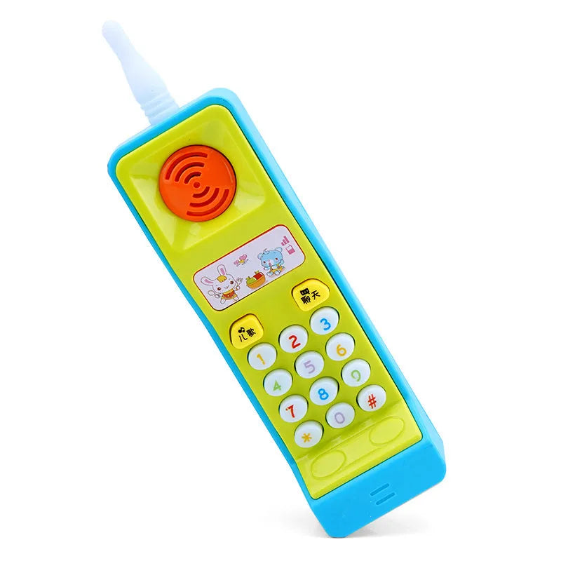 Children's educational electric toy with sound, light, music, and cartoon animal design for age 3
