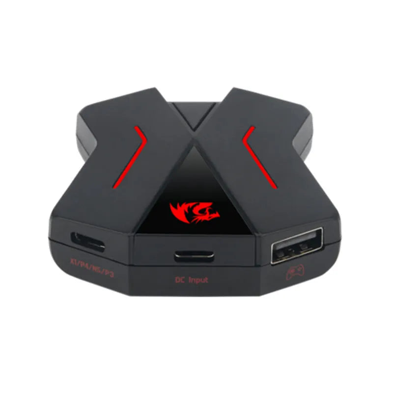 Redragon ERIS GA200 PS4 keyboard and mouse adapter in black finish
