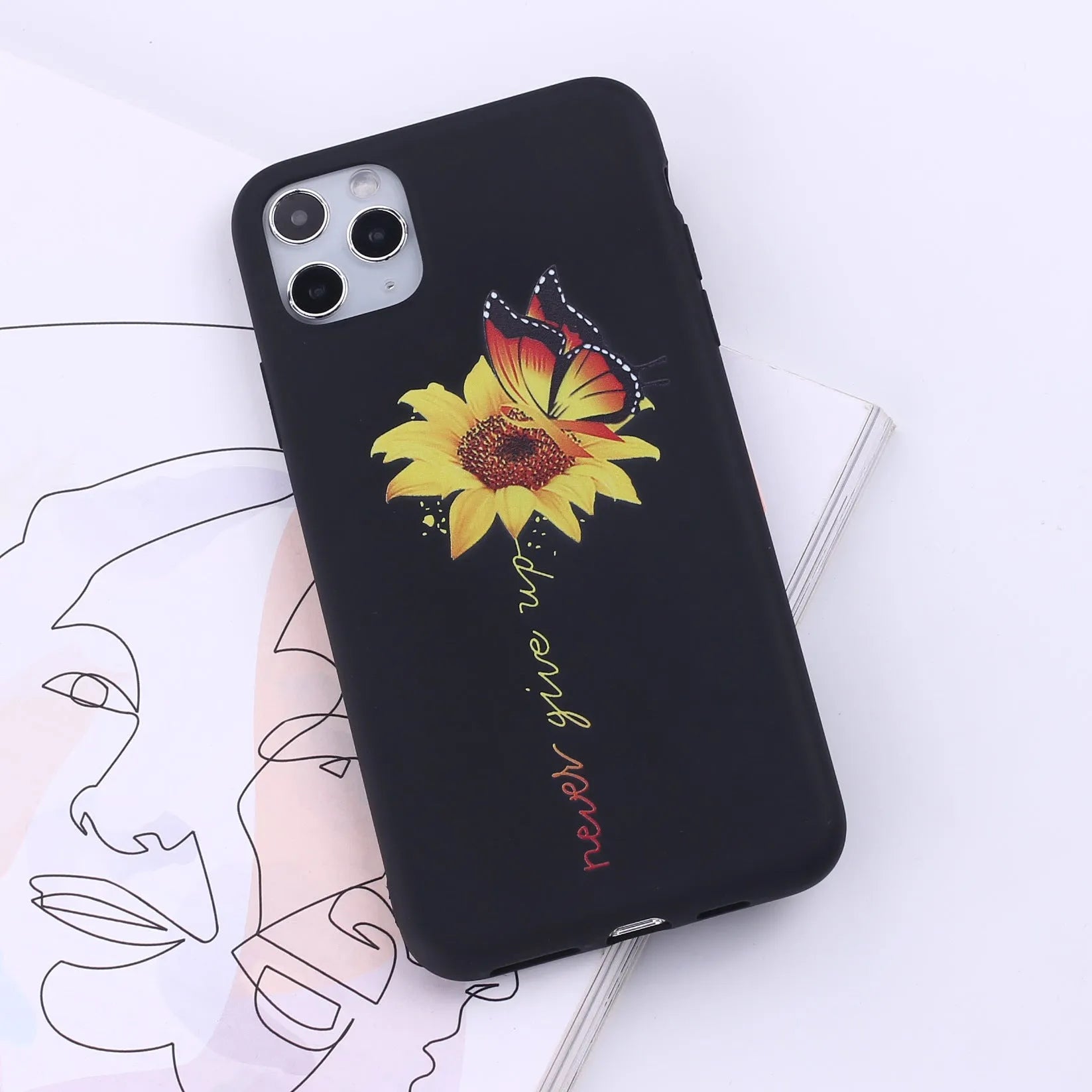 TPU mobile phone back cover for Apple iPhone in one of 14 available painted colours.