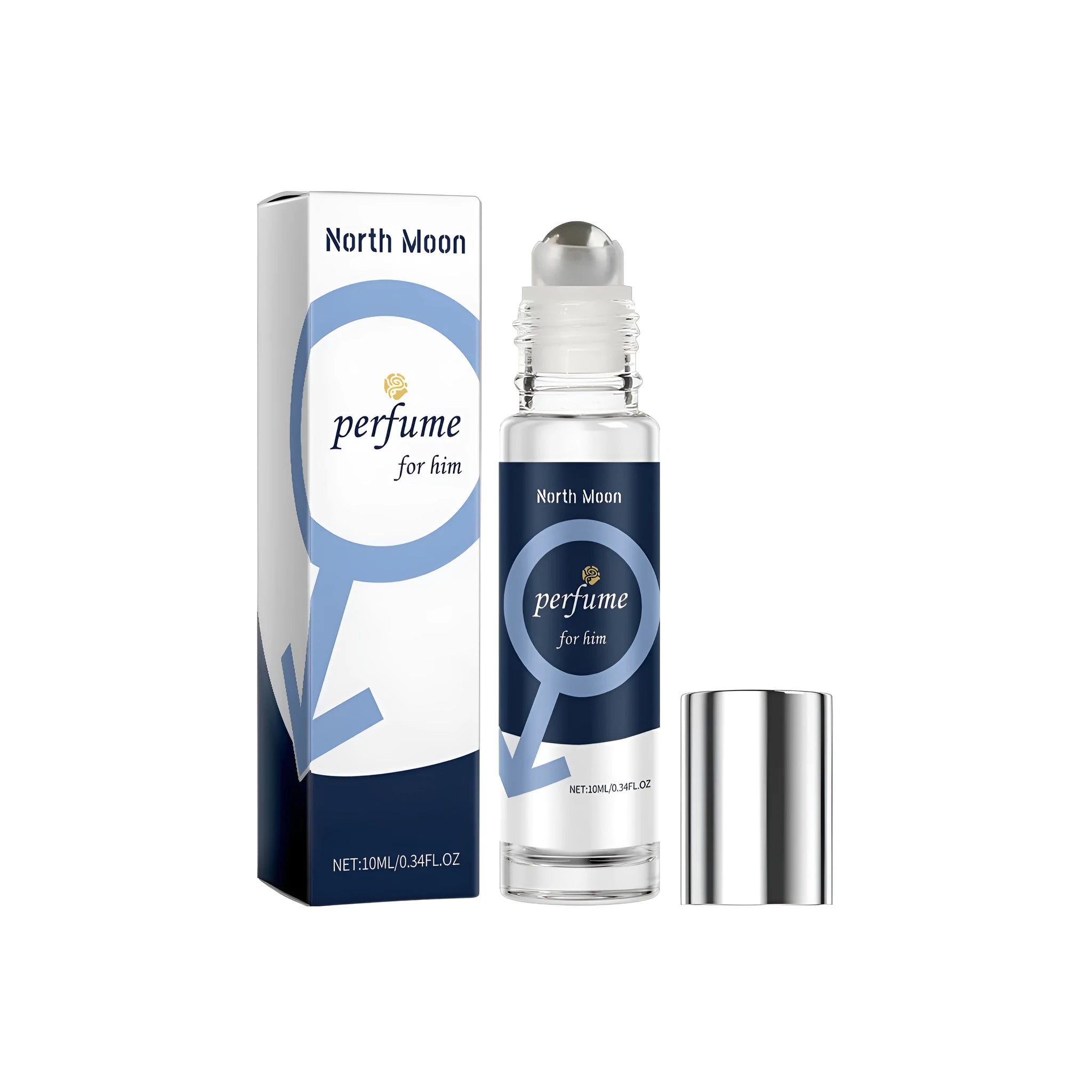10ml men's perfume spray bottle with bergamot, patchouli and jasmine scent