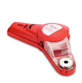 Red portable infrared laser level tool with battery compartment for woodworking and decoration alignment