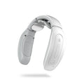 Intelligent cervical massager handheld device in red or white colour with three contact points
