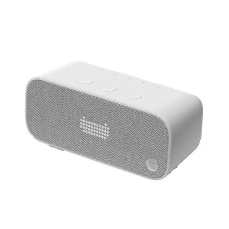 Elf Sugar Cube AI Smart Speaker in blue, green, red, or white, a compact portable wireless speaker.