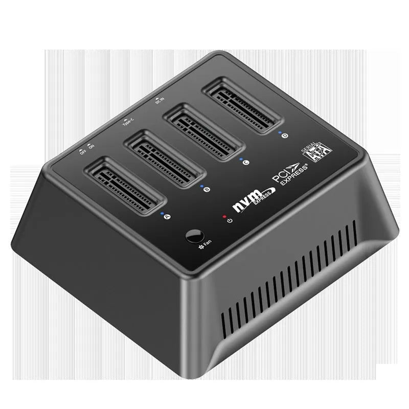 M2 dual protocol SSD enclosure in aluminium alloy with 90mm by 78mm by 34mm dimensions