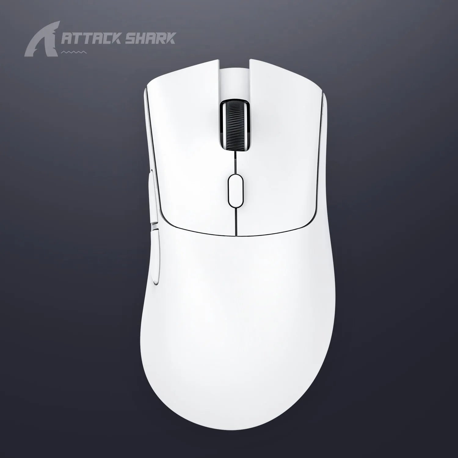 Attack Shark wireless Bluetooth mouse in black, white or red with three-mode connectivity for laptops