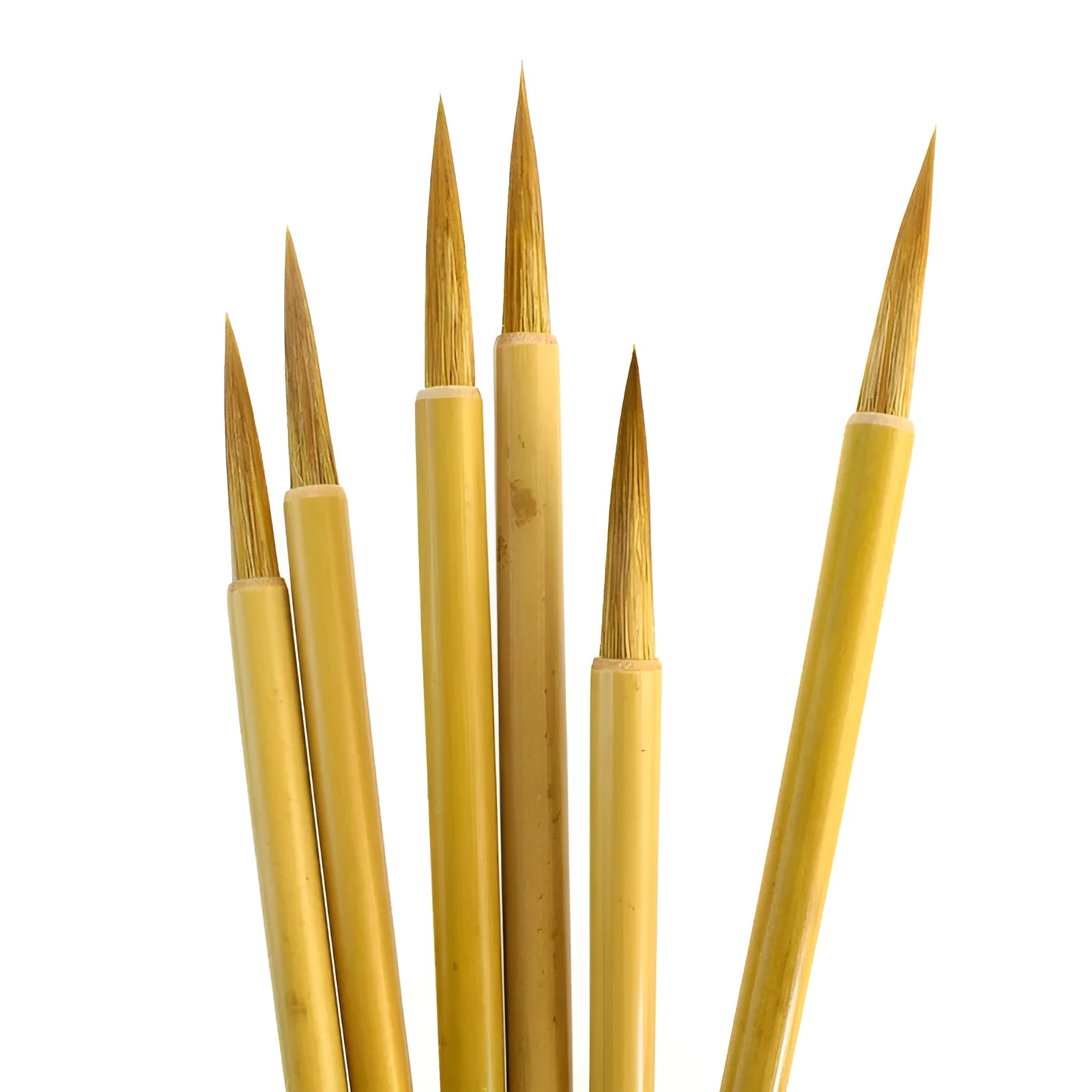 Langhao Hook Line Art Calligraphy Brush with wolf hair nib in size S
