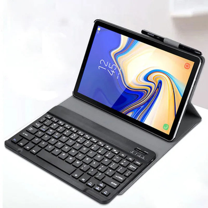 Wireless Bluetooth keyboard compatible with Apple iPad and MatePad tablets, black model