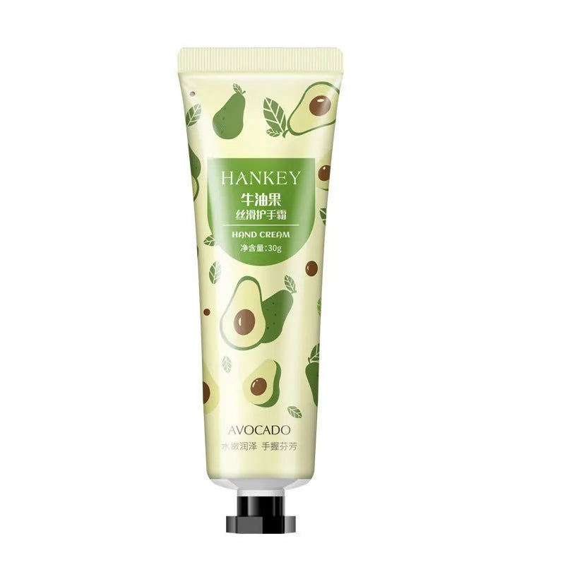 30g tube of fruit-scented hand cream for dry skin moisturising, available in 11 fragrance options.