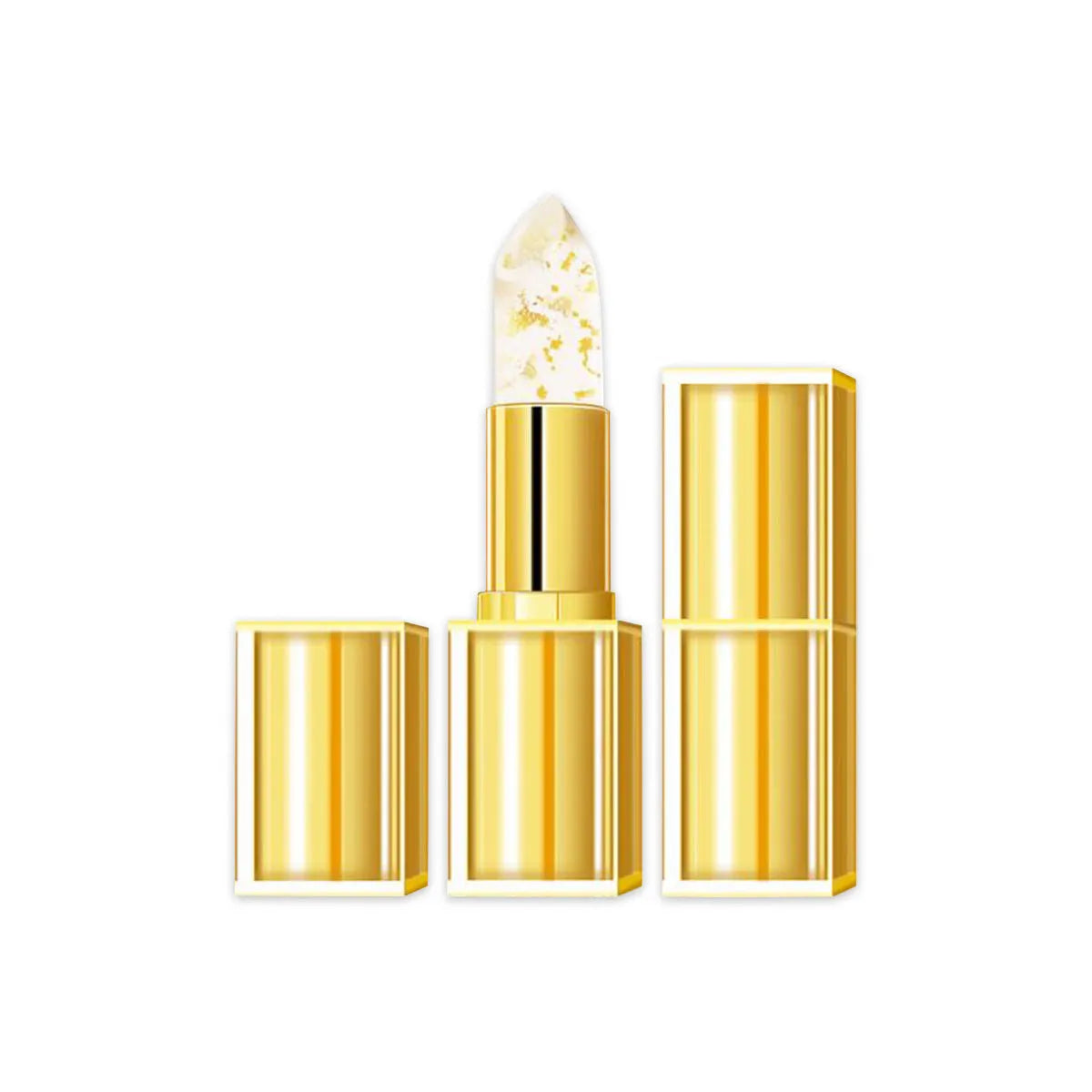 Single 3.5g stick of warm color-changing anti-smudge lipstick on a white background.