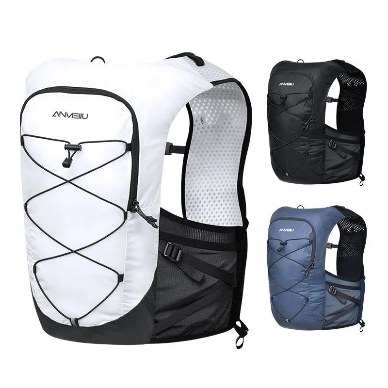 Outdoor cross-country climbing water bag package 5L nylon backpack in black size M without bladder